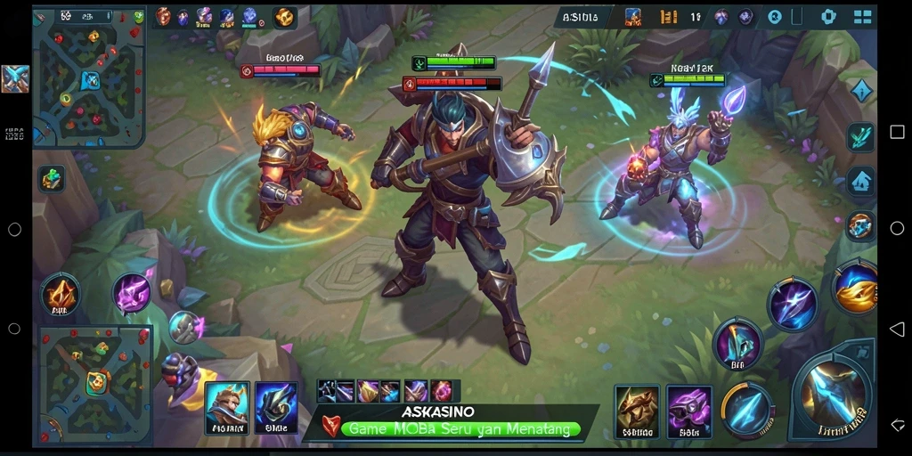 Tampilan gameplay seru dan dinamis dalam ASKASINO.