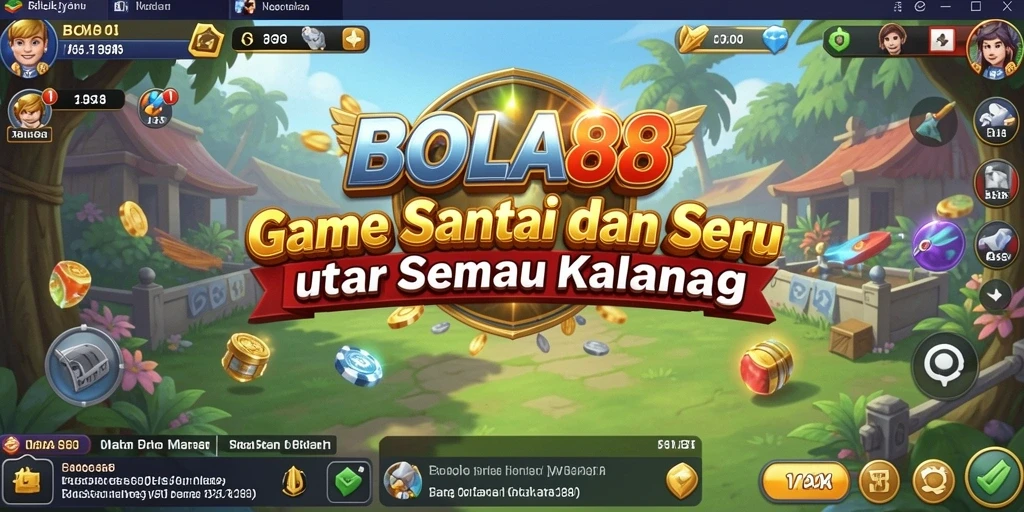 Screenshot menunjukkan gameplay santai dan menyenangkan dari BOLA88.