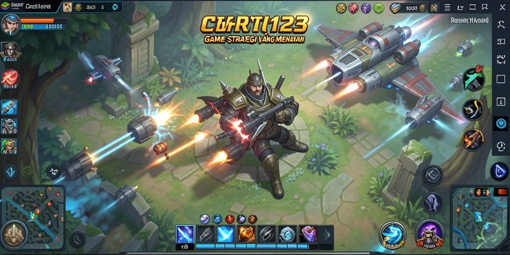 Tampilan menarik dari gameplay CERI123 yang penuh strategi.