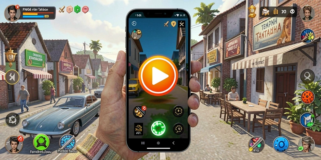 Screenshot gameplay FW66 yang menunjukkan tantangan Puzzle.