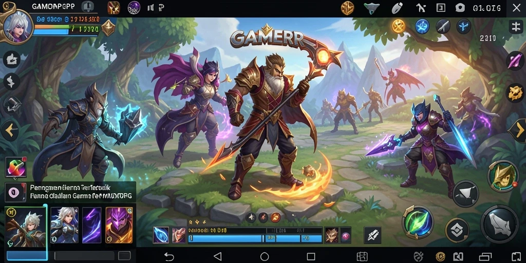 Tampilan gameplay GAMERP yang imersif dan penuh aksi.