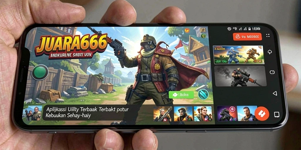 Screenshot aplikasi JUARA666 yang menunjukkan fitur Utility yang bermanfaat.