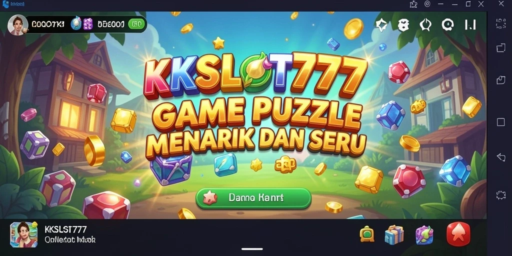 Tampilan gameplay seru dari KKSLOT777 yang penuh tantangan Puzzle.