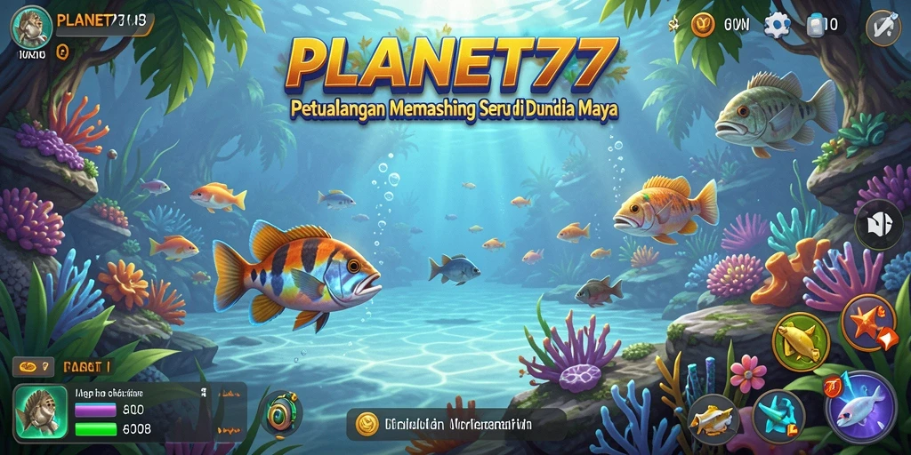 Screenshot PLANET77 menampilkan pemain asyik memancing di laut lepas.