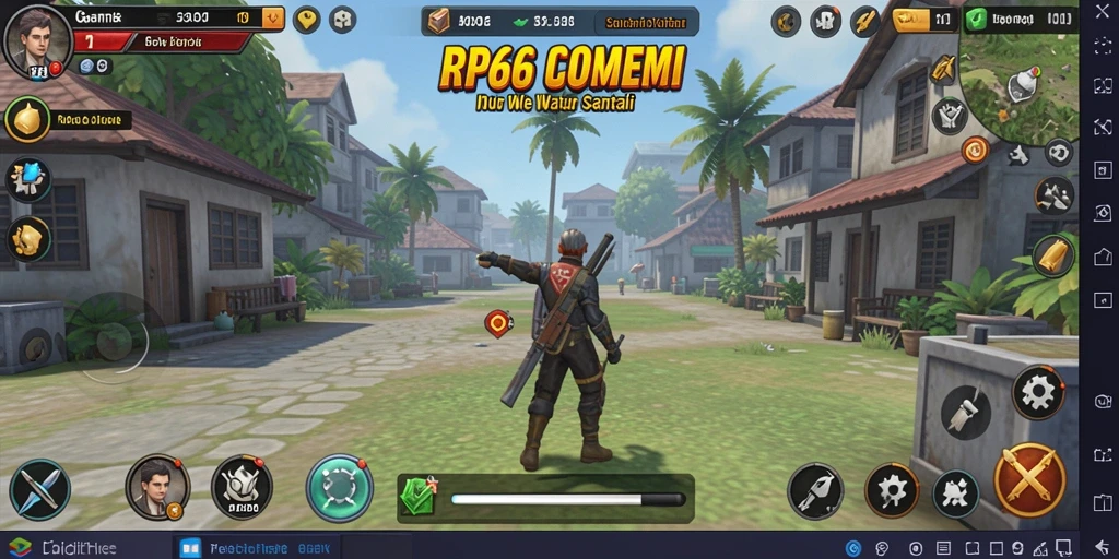 Tangkapan layar gameplay RP66 menampilkan aktivitas pengumpulan dalam game Idle.