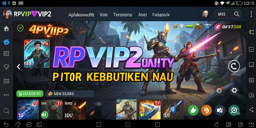 Tampilan utama RPVIP2 dengan fitur Utility yang mengesankan.