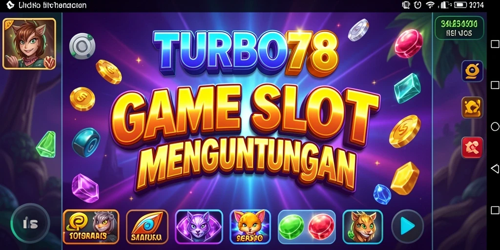 Screenshot TURBO78 menampilkan gameplay Slot yang menarik.